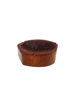 Modern Wood Ashtrays, France, 1970s, Set of 2-TXN-1820121