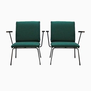 Modernist 1401 Easy Chairs by Wim Rietveld for Gispen, 1950s, Set of 2-MHV-1231742