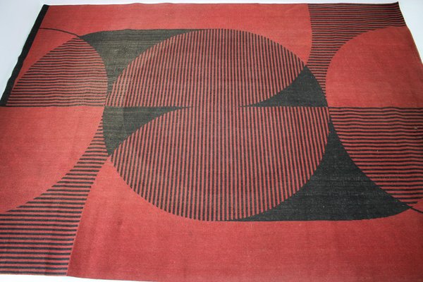 Modernist Abstract Geometric Carpet, 1970s-TZ-592158