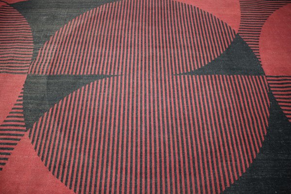 Modernist Abstract Geometric Carpet, 1970s-TZ-592158