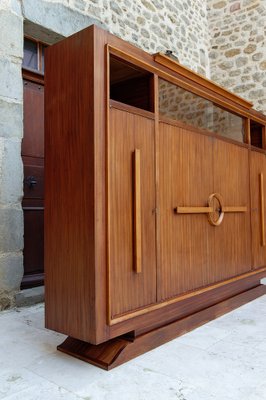 Modernist Art Deco Bookcase / Cabinet attributed to Auguste Vallin, France, 1930s-XNH-1804637