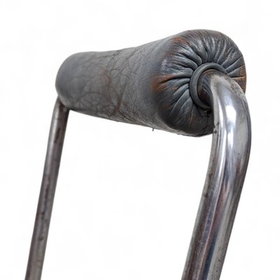 Modernist Avantgarde Tubular Steel Easy Chair, 1940s-TLV-2042212