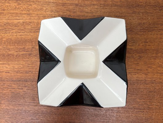 Modernist Bauhaus Czech Repro Ceramic Ashtray by Vlastislav Hofman for Modernista-UAH-1718136