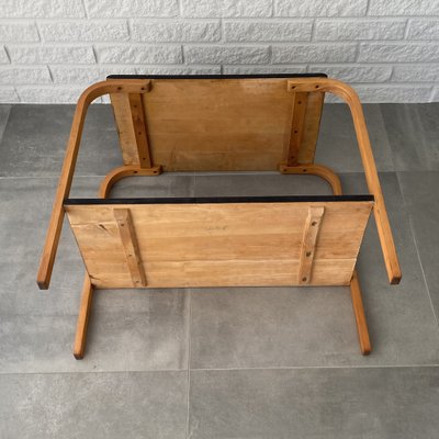 Modernist Bentwood Side Table attributed to Gemla Fabriker, Sweden, 1930s-LIV-1799509