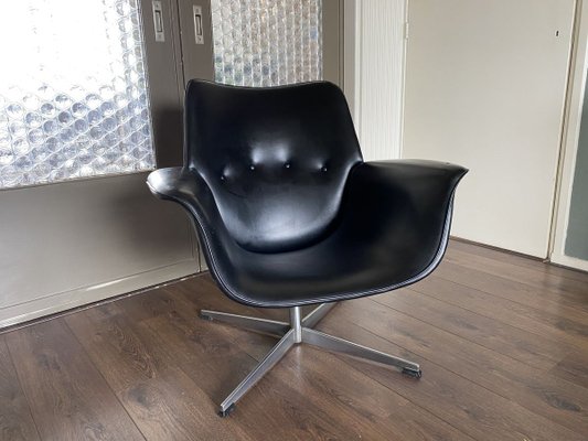 Modernist Black Lounge Chair, 1960s-DE-908934