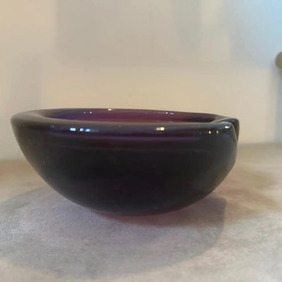 Modernist Blue and Purple Murano Glass Bowl from Seguso, 1970s-NMK-1785871