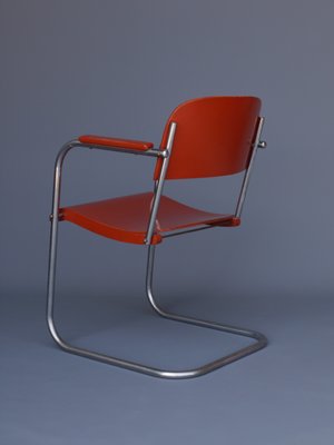 Modernist Cantilever Tubular Armchair, 1930s-MB-1251742