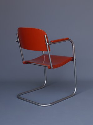 Modernist Cantilever Tubular Armchair, 1930s-MB-1251742