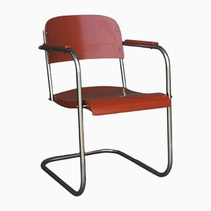 Modernist Cantilever Tubular Armchair, 1930s-MB-1251742