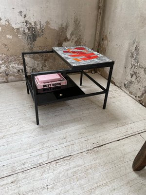 Modernist Ceramic Coffee Table by Pierre Guariche-LCU-991805