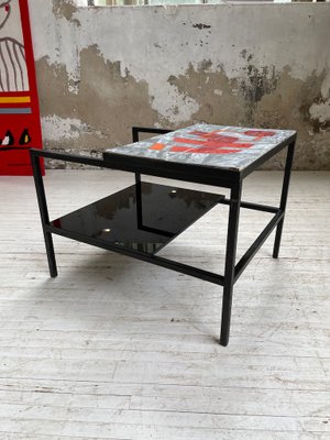 Modernist Ceramic Coffee Table by Pierre Guariche-LCU-991805