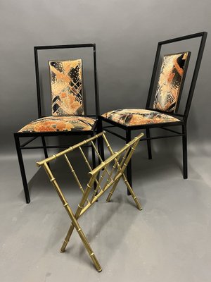 Modernist Chairs attributed to Maison Jansen, 1970s, Set of 2-EK-1811816