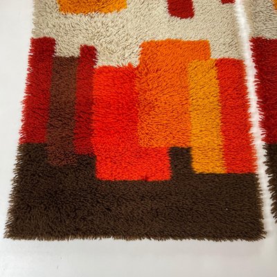 Modernist Dutch High Pile Rugs from Desso, 1970s, Set of 2-QZ-1184037