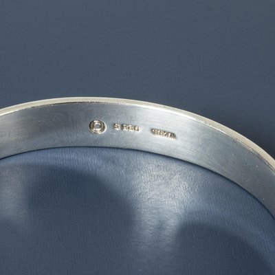 Modernist Gilded Silver Bangle from Horsens Sølvvarefabrik, 1960s-NL-1719606