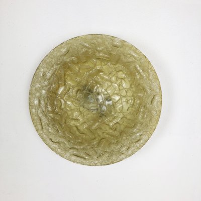 Modernist Glass & Metal Wall Light from Doria Lights, Germany, 1970s-QZ-1134699