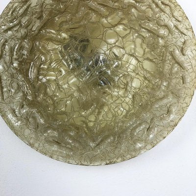 Modernist Glass & Metal Wall Light from Doria Lights, Germany, 1970s-QZ-1134699