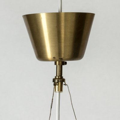 Modernist Glass Pendant Light by Hans Bergström, 1950s-NL-1761715