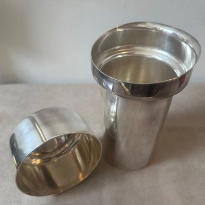 Modernist Italian Silver Plated Cocktail Shaker by Lino Sabattini, 1980s-NMK-1793442