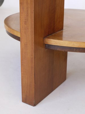 Modernist Maple and Cherry Wood Coffee Table, 1930s.-MB-1071178