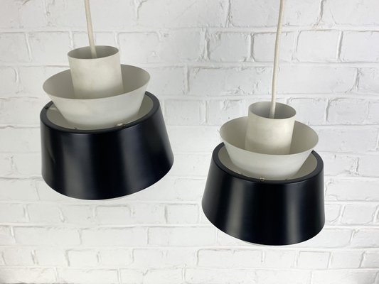 Modernist Pendant Lamps attributed to Jørn Utzon for Nordisk Solar, Denmark, 1960s, Set of 2-ZM-2021302