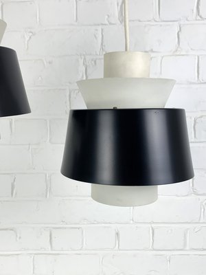 Modernist Pendant Lamps attributed to Jørn Utzon for Nordisk Solar, Denmark, 1960s, Set of 2-ZM-2021302