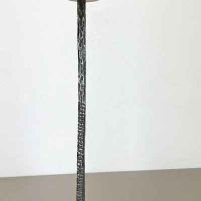 Modernist Sculptural Brutalist Copper Floor Candleholder, Germany, 1970s-QZ-1423570