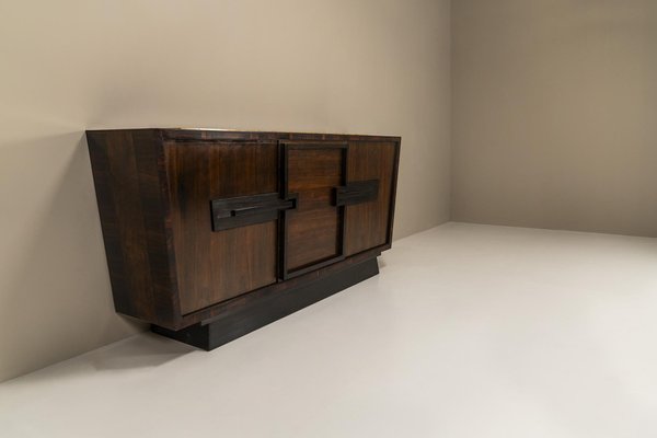 Modernist Sideboard in Studded Rosewood by Andre Sornay, France, 1940s-UQV-1706342