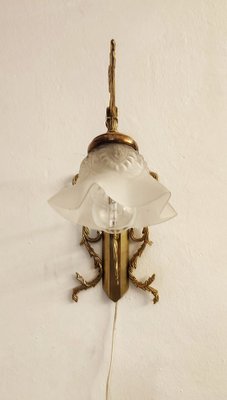 Modernist Spanish Bronze Wall Light, 1930s-RGF-1278157