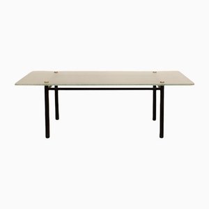 Modernist Steel Coffee Table, France, 1950s-WEQ-1150783