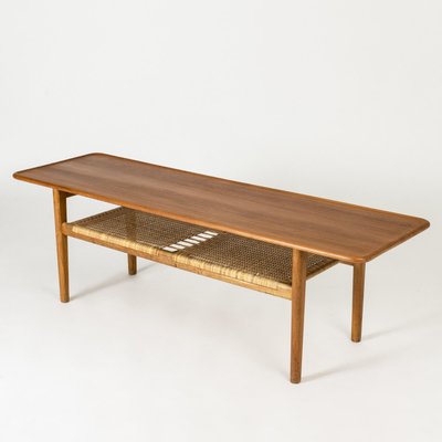 Modernist Teak Coffee Table by Hans J. Wegner for Andreas Tuck, 1960s-NL-1756202