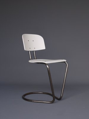 Modernist Tubular Desk Chair by Theo de Wit for EMS Overschie, 1930s-MB-875716