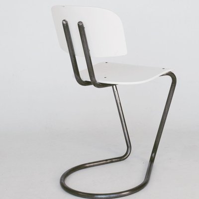 Modernist Tubular Desk Chair by Theo de Wit for EMS Overschie, 1930s-MB-875716