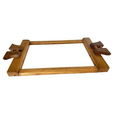 Modernist Wooden Drinks Tray, France, 1930s-UR-1765687