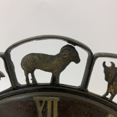 Modernist Zodiac Clock from Junghans, 1970s-BGP-1082043