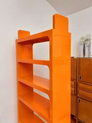 Modular Bookshelf by Olaf Von Bohr for Kartell, Italy, 1960s, Set of 5-PCO-1782382