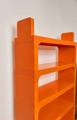 Modular Bookshelf by Olaf Von Bohr for Kartell, Italy, 1960s, Set of 5-PCO-1782382