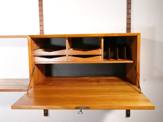 Modular Cado Wall System in Teak by Poul Cadovius, 1960s, Set of 10-LVS-1742672