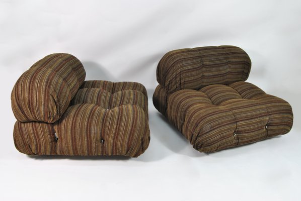 Modular Camaleonda Sofa in Original Fabric by Mario Bellini for B&B Italia, 1970s, Set of 5-WFB-1063786