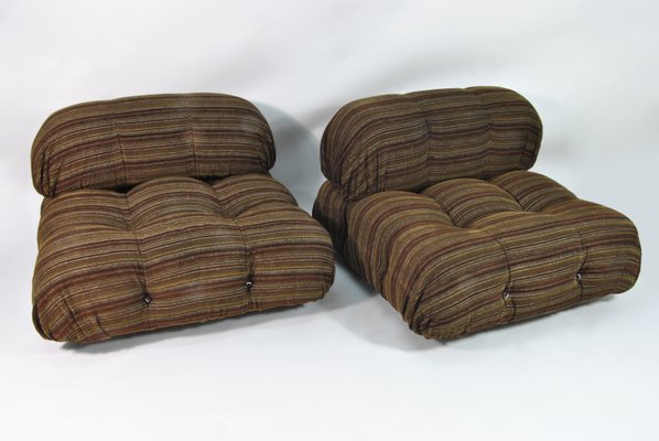 Modular Camaleonda Sofa in Original Fabric by Mario Bellini for B&B Italia, 1970s, Set of 5-WFB-1063786