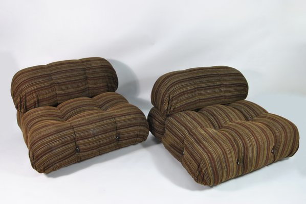 Modular Camaleonda Sofa in Original Fabric by Mario Bellini for B&B Italia, 1970s, Set of 5-WFB-1063786