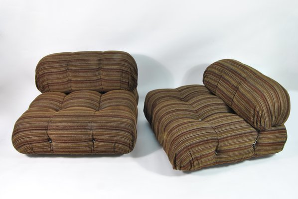 Modular Camaleonda Sofa in Original Fabric by Mario Bellini for B&B Italia, 1970s, Set of 5-WFB-1063786