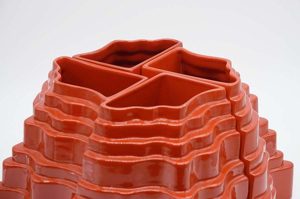 Modular Ceramic Collina Vase by Sergio Asti for Gabbianelli, 1960s-HS-900176