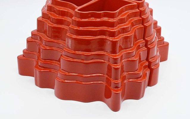 Modular Ceramic Collina Vase by Sergio Asti for Gabbianelli, 1960s-HS-900176