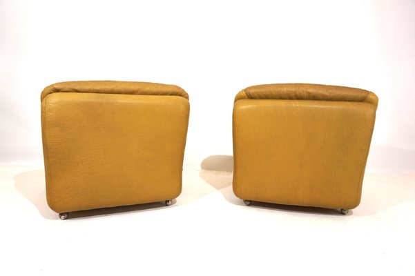 Modular Leather 2-Seater Sofa from Dreipunkt International, 1970s, Set of 2-HUW-1763637