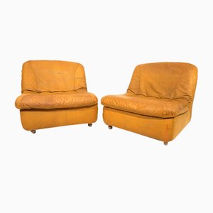 Modular Leather 2-Seater Sofa from Dreipunkt International, 1970s, Set of 2-HUW-1763637