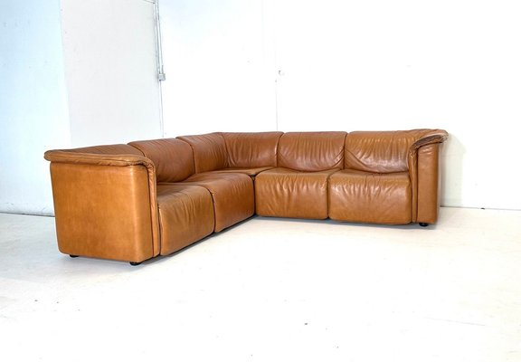 Modular Leather Sofa from Wittmann, Set of 5-VGV-1787795