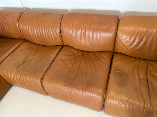 Modular Leather Sofa from Wittmann, Set of 5-VGV-1787795