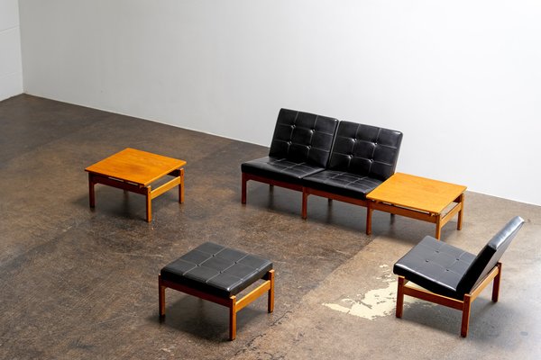 Modular Seating Group Sofa by Yngve Ekström Domino for Swedese, 1970s, Set of 4-AO-2028827