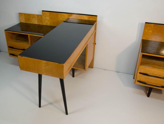 Modular Set of Nightstand and Chest of Drawers by M. Pozar, 1960s, Set of 3-TZ-838901