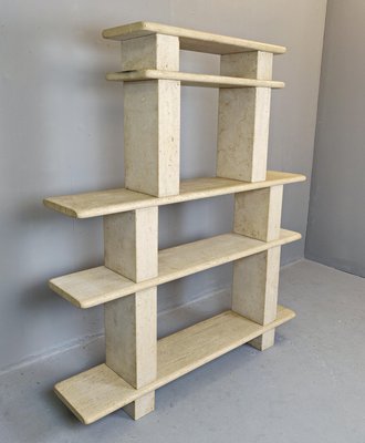 Modular Shelving in Travertine, 1970s-FGA-923474